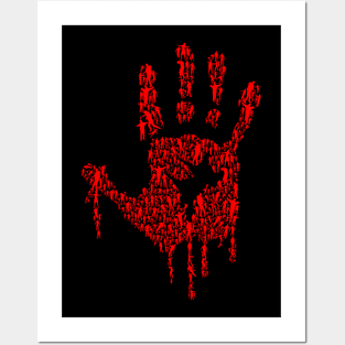 Zombie Hand Posters and Art